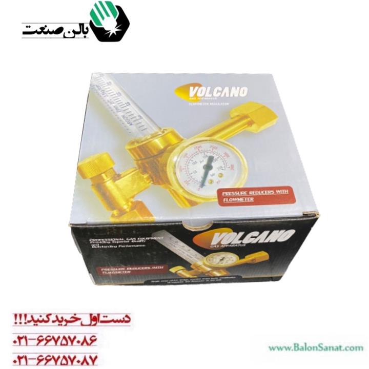 مانومتر فلومتردار آرگون ولکانو ا Manometer argon